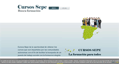 Desktop Screenshot of cursossepe.org